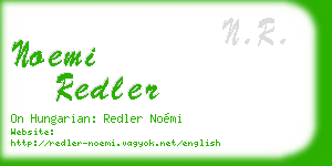 noemi redler business card